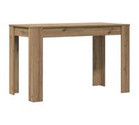 Mesa de Comedor para Cocina y Comedor Mesa de Cena Rectangular Escandinava de Madera de Ingeniería con Líneas Simples 120x60x76 Cm Muebles Fáciles de Limpiar Disponible en (Robles artesanales)