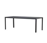 Mesa de comedor para exterior giardini 90x200x72 negro