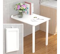 Mesa de comedor pequeña extensible plegable para cocina, ahorro de espacio, banco de trabajo flotante perfecto para uso en computadora de bar, diseño compacto y versátil