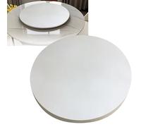 Mesa De Comedor Plato Giratorio 50 60 70 80 90 100cm Mesa Giratoria Grande De Madera Plato Giratorio De Madera Lazy Susan Con Bandeja Giratoria Organizador De Mesa Para Cocina(White,20in/50cm)