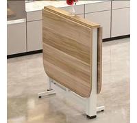 Mesa de Comedor Plegable con Hojas abatibles, Mesa de Cocina Plegable de Madera, Mesa Extensible Multifuncional, Mesa Plegable móvil, Muebles Plegables expandibles Que ahorran Espacio, Plegables