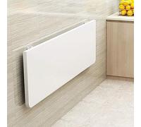 Mesa de comedor plegable con hojas caídas pequeña que ahorra espacio, mesa de pared para cocina, estudio, dormitorio, baño, oficina y balcón (blanco, 120 x 30 cm)
