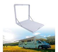 Mesa de comedor plegable de aluminio para exteriores, carga máxima de 25 kg, perfecta para caravanas, campistas y aventuras de camping