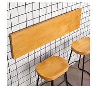 Mesa de comedor plegable de madera maciza montada en la pared, resistente para cocina/cafetería, barra de bar versátil y mesa de computadora, diseño de ahorro de espacio