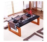 Mesa de comedor plegable de madera, mesa compacta para sentarse en el suelo, meditación y uso con laptop, ideal para sala de estar, dormitorio u oficina, diseño plegable