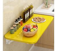 Mesa de comedor plegable de madera para ordenador portátil montada en la pared