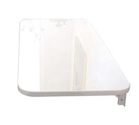 Mesa de comedor plegable de pared con hojas abatibles for habitación pequeña, oficina, cocina, banco de trabajo plegable for colgar en portátil con soportes, color blanco(L70xW40cm/L28xW16in)