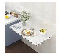 Mesa de comedor plegable de pared de 120 x 40 cm, escritorio de madera para uso al aire libre, perfecto para jardín y patio, muebles elegantes versátiles y plegables