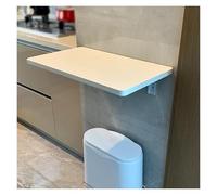 Mesa de comedor plegable, escritorio de madera montado en la pared que ahorra espacio para oficina en casa, cocina, garaje o bar, acabado elegante