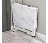 Mesa de comedor plegable, extensible, diseño que ahorra espacio para sala de estar y dormitorio, muebles compactos para espacios pequeños, versátil y moderna decoración del hogar