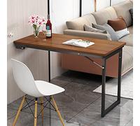 Mesa de comedor plegable montada en la pared, ahorra espacio, escritorio de bar multifuncional para espacios pequeños, fácil de plegar, ideal para dormitorio, comedor y sala de estar