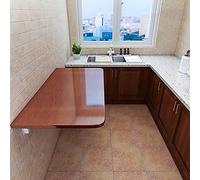 Mesa de comedor plegable montada en la pared y escritorio para computadora que ahorra espacio, mesa compacta de cocina, lavandería y oficina, ideal para uso doméstico y restaurante, maximiza la