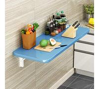 Mesa de comedor plegable multifunción para montar en la pared y escritorio para computadora, banco de trabajo compacto para espacios pequeños, 50 x 50 cm, 4 colores, ideal para lavandería y bar