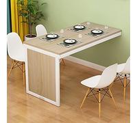 Mesa de comedor plegable que ahorra espacio, escritorio convertible de pared para espacios pequeños, mesa de pared de MDF para oficina, dormitorio y cocina, perfecta para una vida compacta