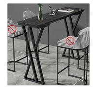 Mesa de comedor redonda de mármol, mesa de bar alta de 105 cm, mesa de cocina industrial EasyClean, efecto mármol, moderno, muebles de comedor para pub, decoración elegante del hogar