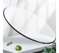 Mesa de comedor redonda de vidrio templado de repuesto de 38 cm, 50 cm, 75 cm, 88 cm, 100 cm, ideal para mesas de comedor, diseño duradero y elegante