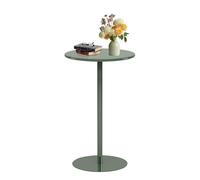 Mesa de comedor redonda, mesa de noche moderna, mesa de cóctel, mesa de bistró, mesa auxiliar alta para café, té y bebidas, ideal para eventos o uso doméstico, fácil de montar.(70x70x104cm)