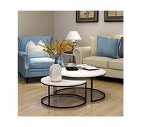 Mesa de comedor redonda pequeña mesa de oficina mesa de reunión de café para cocina, sala de estar, impermeable, mesa pequeña de acento (color: 2, tamaño: 1) (2 1)
