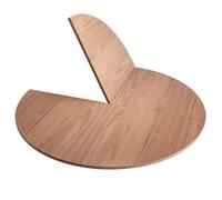 Mesa de comedor redonda plegable de 150 cm, mesa de madera extensible para fiestas en interiores, diseño que ahorra espacio, fácil almacenamiento, elegante acabado marrón, perfecta para espacios