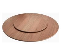 Mesa de Comedor Redonda Plegable Grande con Disco Giratorio, 160 cm (63 Pulgadas), Ideal para hogares pequeños, con un versátil diseño Plegable de Cuatro Secciones y una Superficie Que ahorr
