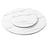 Mesa de Comedor Redonda Plegable Grande con Disco Giratorio para hogares pequeños - Tablero Compacto de 150 cm (59 Pulgadas) y 100 cm (39 Pulgadas), Comedor y reuniones.