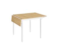 Mesa de Comedor Roble Natural y Blanco Nube