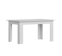 Mesa de comedor salón fija nur estilo contemporáneo color blanco mate 138x80 cm
