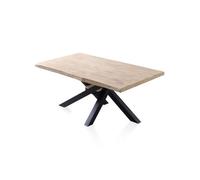 Mesa de comedor xena fit 180 negro - roble 180 x 76 x cm