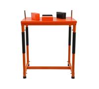 Mesa de competición de lucha libre con cojín para el codo, 90 × 65 × 100 cm | Mesa de apriete de acero recubierto de plástico con acolchado de espuma EVA, almohadillas ajustables para entrenamiento de