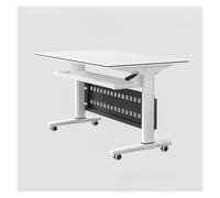 Mesa de conferencia plegable portátil sobre ruedas para reuniones de oficina y seminarios. Voltee el diseño superior para facilitar el almacenamiento y la movilidad. Ideal para centros de negocios y