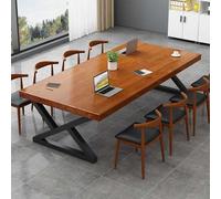 Mesa de conferencias, mesa moderna para reuniones de negocios y entrenamiento para uso en oficina y sala de juntas