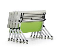 Mesa de conferencias plegable, mesa de entrenamiento móvil con ruedas giratorias, perfecta para conferencias, picnics y banquetes