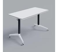 Mesa de conferencias Plegable para capacitación con Ruedas silenciosas, Resistente al Agua, Ideal para oficinas, Salas de reuniones y aulas. Mesa Plegable para seminarios y capacitación. Tam