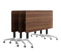 Mesa de conferencias plegable portátil, ligera y duradera, ideal para reuniones de oficina y escuela