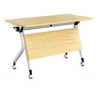 Mesa de conferencias plegable portátil, ligera y duradera, ideal para reuniones de oficina y escuela