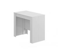 Mesa de consola extensível com efeito madeira