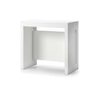 Mesa de consola extensível efeito madeira