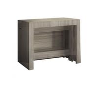 Mesa de consola extensível efeito madeira