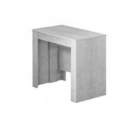 Mesa de consola extensível efeito madeira