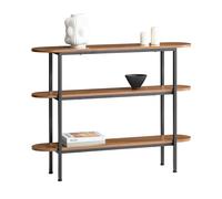 Mesa de Consola Sobuy Fsb67-Ws, Mesa de Pasillo, Aparador, Mesa Auxiliar Estrecha, Mesa de Sofá, Mesa Decorativa, Dimensiones Aprox.: 110X86X25Cm Nature