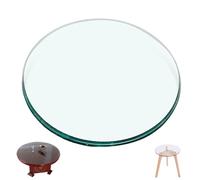 Mesa de cristal templado de 35 cm a 100 cm, redonda Lazy Susan para comedor, café, cocina, cubierta de repuesto duradera