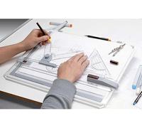 Mesa de Dibujo A3, Tablero de Dibujo arquitectónico gráfico, con Regla Clara, Movimiento Paralelo y Sistema de medición de ángulo Ajustable, for Estudiantes de Arquitectura y Artistas.