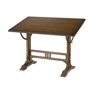 Mesa de dibujo ajustable de pino macizo para artistas, escritorio Lar Ding para dibujar, pintar y proyectos creativos, diseño, perfecto para el hogar o estudio