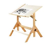 Mesa de dibujo - Altura ajustable y diseño de inclinación con regla de medición para dibujar, diseño gráfico, lectura y pintura, perfecta para artistas y creativos