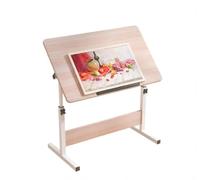 Mesa de dibujo con altura inclinada, escritorio para manualidades y escritura, piel para artistas y proyectos creativos