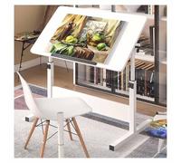 Mesa de dibujo extragrande con parte superior inclinable, escritorio de artista ajustable en altura para arte, manualidades y escritura, estación de trabajo versátil de estudio