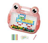 Mesa De Dibujo Magnético: Creativo Para Pintar Una Rana, Bloque De Garabatos Magnéticos Educativos, Mesa Artística Interactiva Con Cuentas, Figura De Aprendizaje |