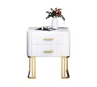 Mesa de dormitorio moderna ligera estilo lujoso mesita de noche minimalista dormitorio blanco cuero diseño creativo taquilla mesita de noche personalizada (Color : A 1) (A 4)