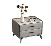 Mesa de dormitorio para todas las mesitas de noche, sencillas, modernas, mini minimalistas, red roja, luz de viento, tablero de cuero de lujo