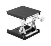 Mesa de elevación de plástico para experimentos de laboratorio - Altura ajustable de 2,5 a 9 cm, soporte para física, química, biología, elevador compacto de 90 x 90 mm (plástico original)